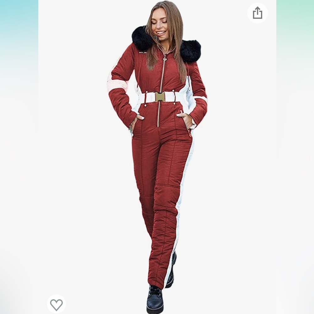 One piece retro snowsuit - NEVER WORN
